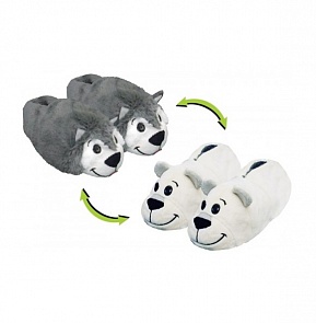 Детские Вывертапки Хаски-Полярный медведь, размер L, 31-33 (1toy, Т13959)